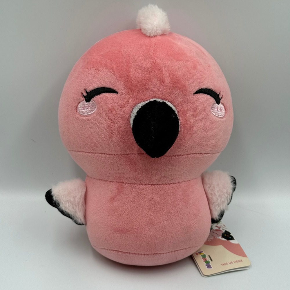 Mewaii Flamingo Mushroom‎ Plush 9" Kawaii Pink Stuffed Animal Toy NWT